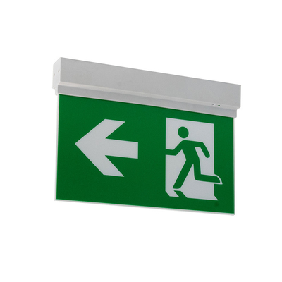 SMD 2835 LED Emergency Commercial Exit Sign Double Side