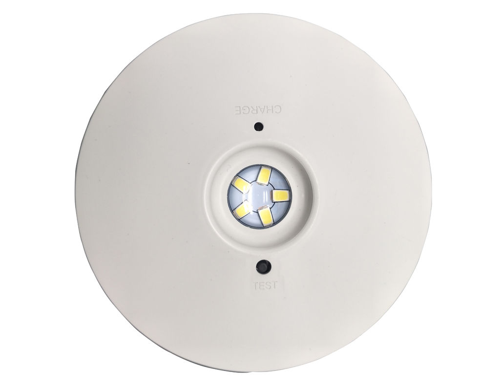 Akumulatorowa lampa awaryjna LED, 3 godziny pracy Okrągła lampa awaryjna LED