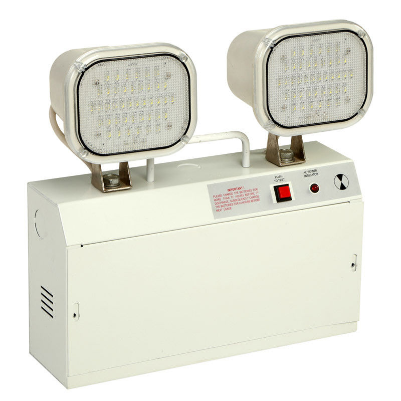 Akumulatorowa lampa awaryjna z podwójną głowicą, 3014 SMD LED, ładowalna, z zapasem baterii TL084BN