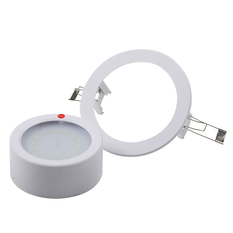 3W Komercyjne światła awaryjne LED z obudową ABS 60Hz 5szt. SMD Ni-Cd do montażu podtynkowego z akumulatorem L128N