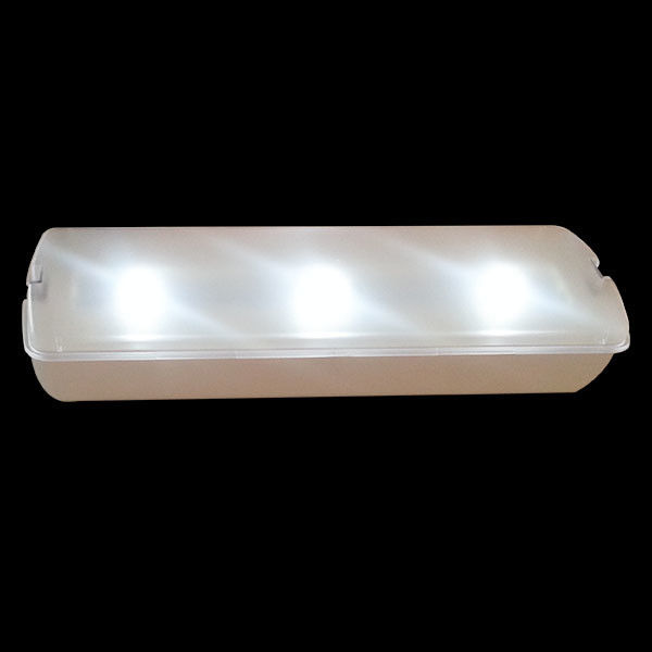 Światło awaryjne o napędzie AC Power LED z wgnieceną ścianą z akumulatorem awaryjnym ABS L116M-C