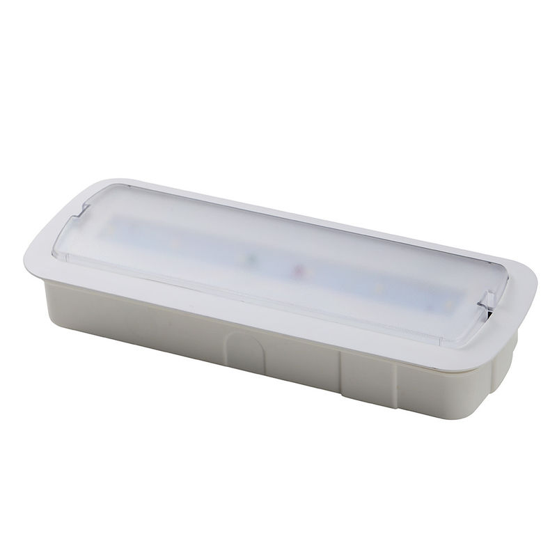 3 szt. Wpuszczane światło awaryjne LED SMD 5730 z baterią Ni-Cd 3,6V 0,6Ah zapewniające czas pracy ponad 3 godziny
