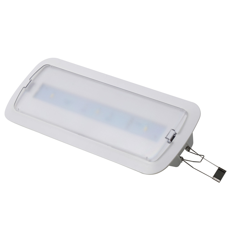 IP20 Ni-Cd Backup Battery Recessed Emergency Light z obudową ABS dla kupujących B2B