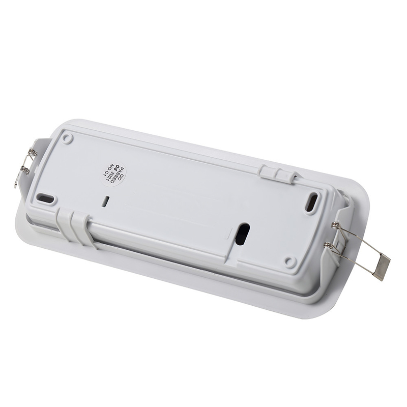 IP20 Ni-Cd Backup Battery Recessed Emergency Light z obudową ABS dla kupujących B2B