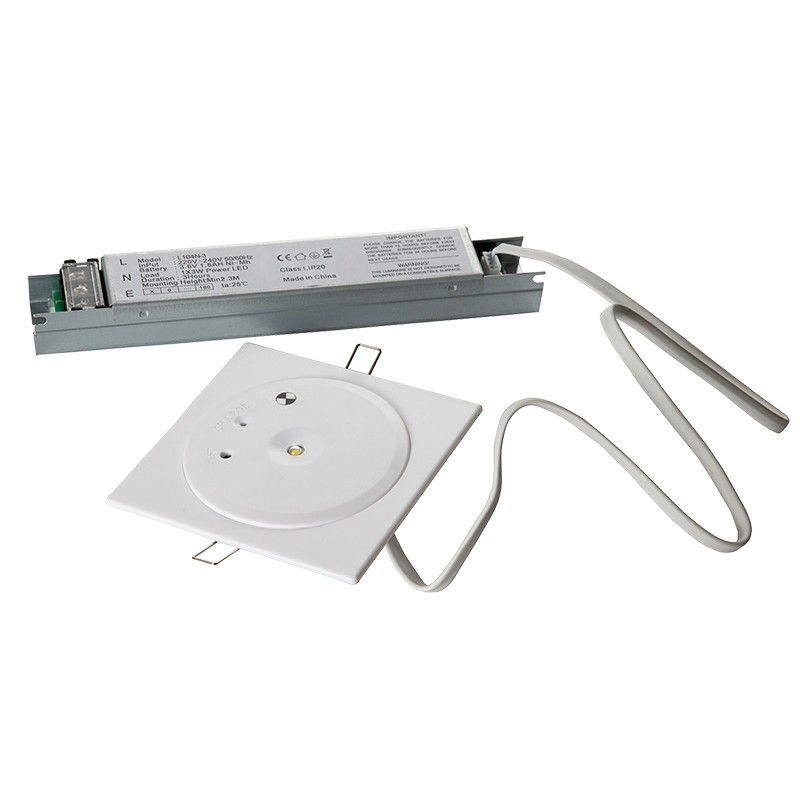 Światło awaryjne LED o długości trwania 3 godziny z 3W SMD White LED dla sufitu