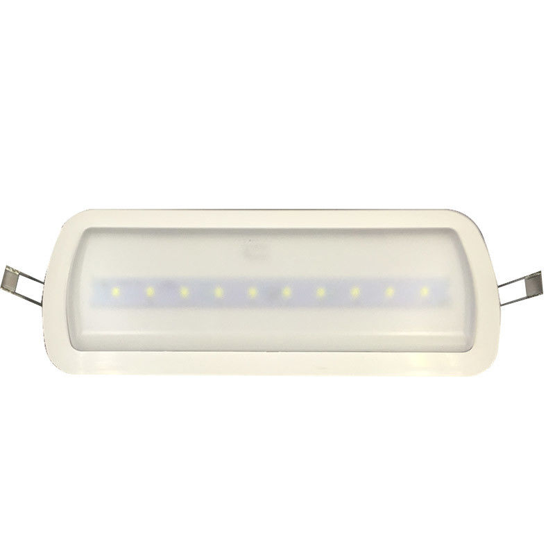 3 godziny Autonomia Li-Ion Battery Operated Odporność na ogień ABS Sufit Emergency Light L119N-B