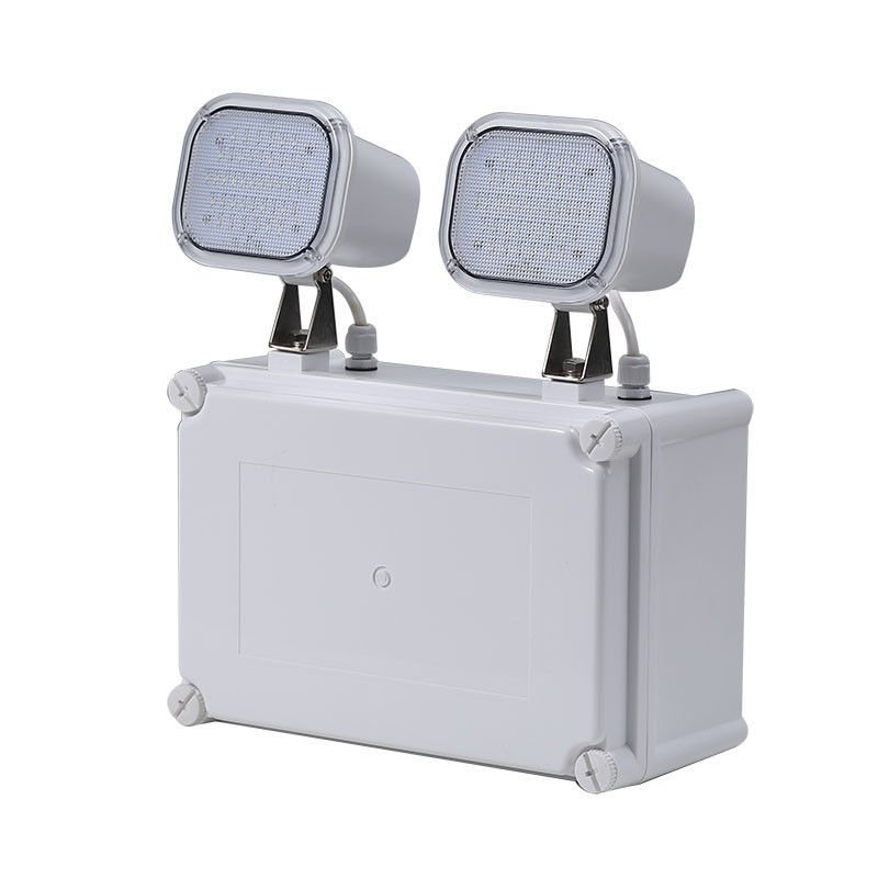 Awaryjne oświetlenie LED z akumulatorem 3 godziny, IP65, podwójny reflektor, obudowa PC L107N