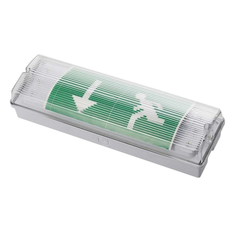 Wodoodporne światło awaryjne LED IP65 z akumulatorem Ni-Cd 3W, 15 szt. diod SMD 2835, 6500K