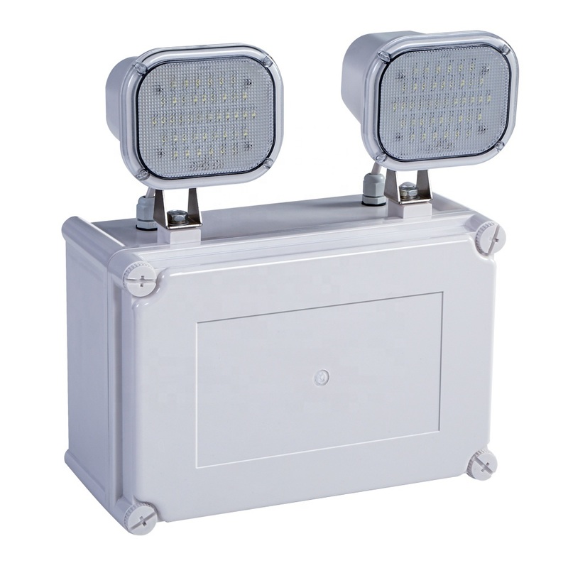 High Lumen 2x6W LED Twin Spot Emergency Light with 3-Year Warranty and 50000 Hours Lifespan