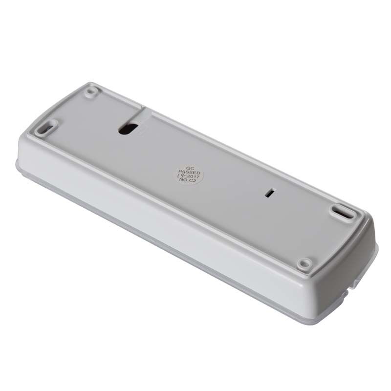 Stałe plastikowe awaryjne światło LED zasilane bateryjnie, ładowalne, montowane na ścianie, 3 godziny podtrzymania, Ni-Cd, IP20