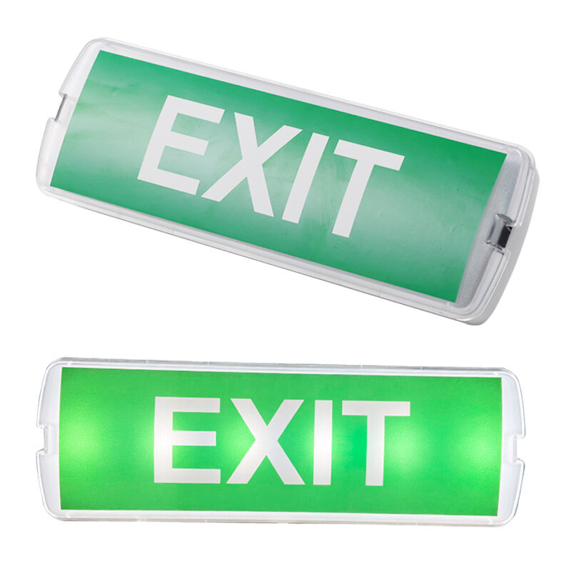 Stałe plastikowe awaryjne światło LED zasilane bateryjnie, ładowalne, montowane na ścianie, z 3-godzinnym zasilaniem awaryjnym i baterią Ni-Cd, stopień ochrony IP20