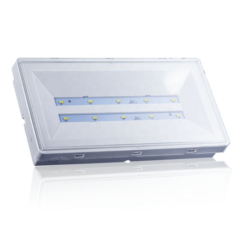 5W IP65 Wodoodporne światło awaryjne LED Bulkhead do wilgotnych miejsc 3 lata gwarancji 25000 godzin