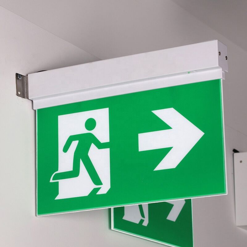 Trwały znak wyjścia LED z akumulatorem i 3 godziny czasu awaryjnego dla łatwej instalacji