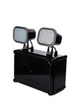 Wodoszczelne światło awaryjne IP65 2x4W typu Twin Spot z 3-letnią gwarancją i podwójną lampą LED