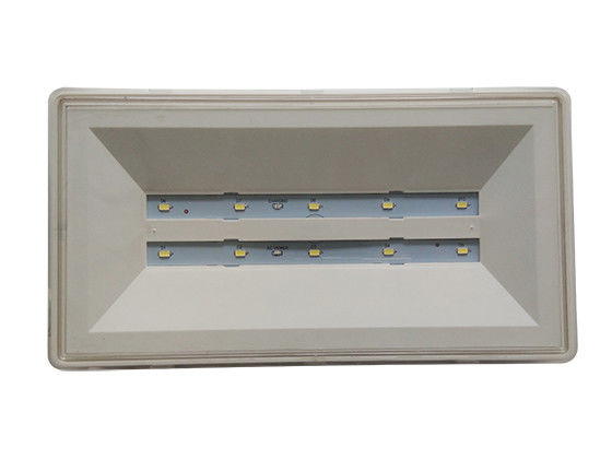 Wodoodporna wpuszczana lampa awaryjna LED z akumulatorem, obudowa PC, IP65 EL015DN