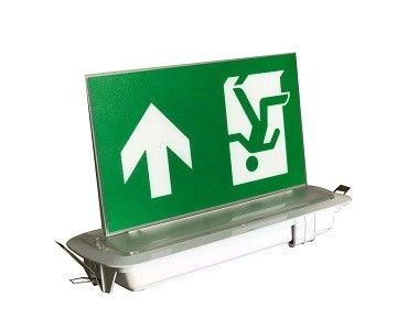 Znak wyjścia aluminiowy 6 szt. SMD 5730 LED wpuszczany w sufit Materiał zaślepki L116N-E