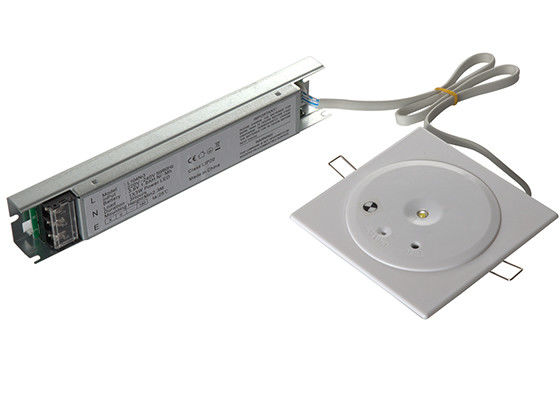 3W 3 godziny pracy Komercyjny LED Strop awaryjny Downlight z akumulatorem zapasowym Wstrzymany Długi czas trwania
