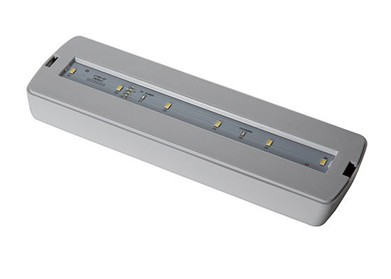 Awaryjna lampa LED naścienna z akumulatorem, mały rozmiar, matowe klosz