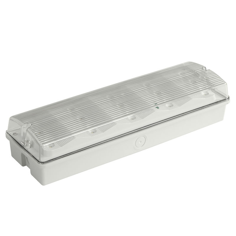 Wodoodporna awaryjna lampa LED z ognioodporną obudową ABS, dyfuzorem PC, 15 szt. diod 2835 SMD, IP65 L102M