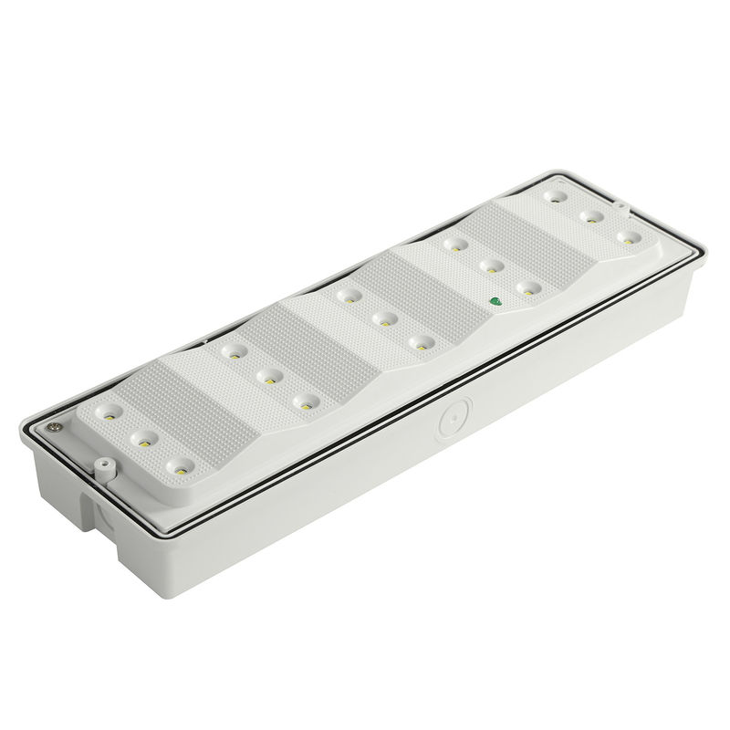 Wodoodporna awaryjna lampa LED z ognioodporną obudową ABS, dyfuzorem PC, 15 szt. diod 2835 SMD, IP65 L102M