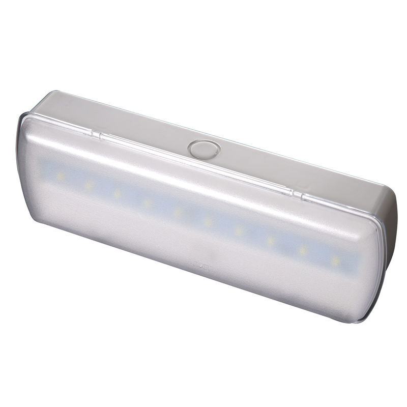 Akumulatorowa lampa awaryjna LED do montażu na ścianie, zasilana bateryjnie, z zapasem baterii, IP20 50Hz 60Hz