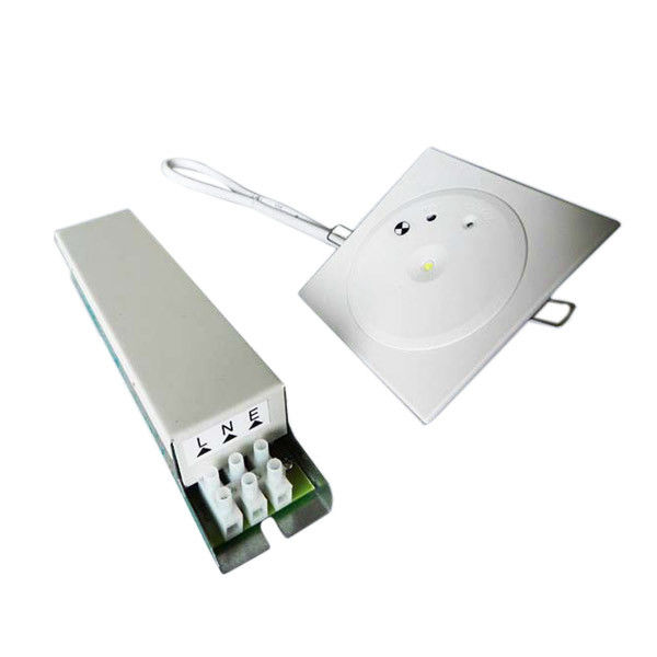 Awaryjne oświetlenie sufitowe wpuszczane 3W bez konserwacji z akumulatorem LED Downlight awaryjny 3 godziny