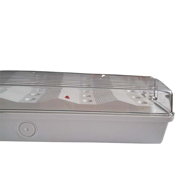 Wodoodporna lampa awaryjna niekonserwowana, trudnopalna obudowa ABS IP65 LED 3 godziny pracy EL015AN