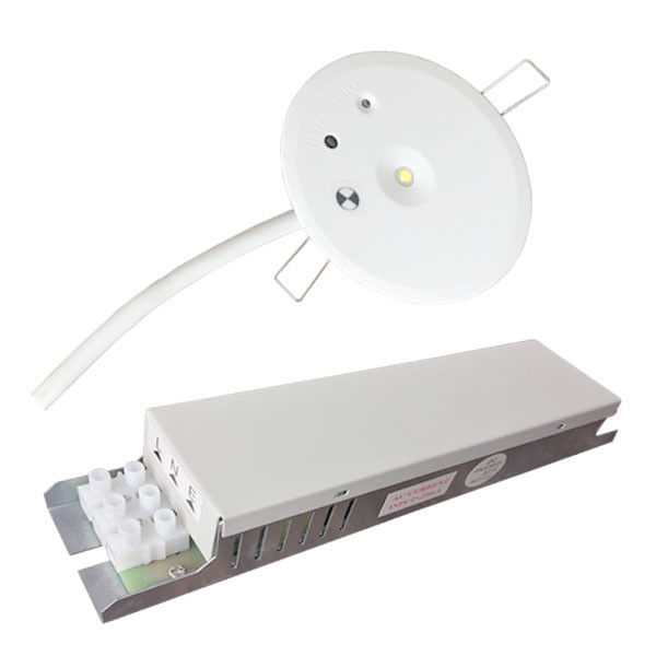 1W SMD Biała dioda LED do montażu podtynkowego w budynkach komercyjnych, samotestująca się lampa awaryjna IP20