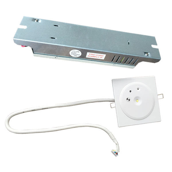 Niestandardowe IP45 Nieutrzymywane 1W LED Akumulatorowe Wpuszczane w Sufit Awaryjne Oświetlenie z Zasilaniem Awaryjnym Bateryjnym Płytka PC